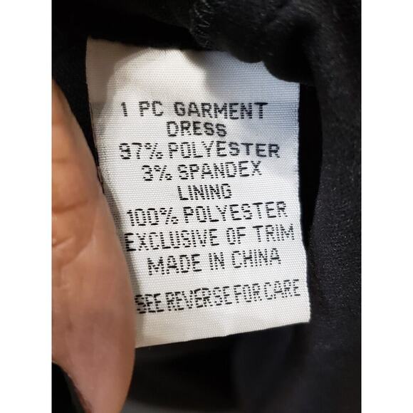 R&M Richards Womens Multi Polyester Short Sleeve Cowl Neck Shift Dress Size 10 - Picture 9 of 11